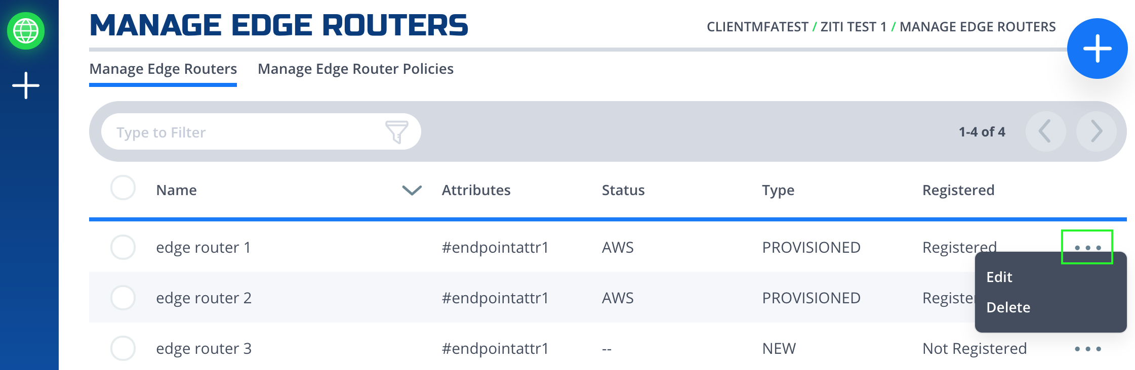 edge router netmap src address